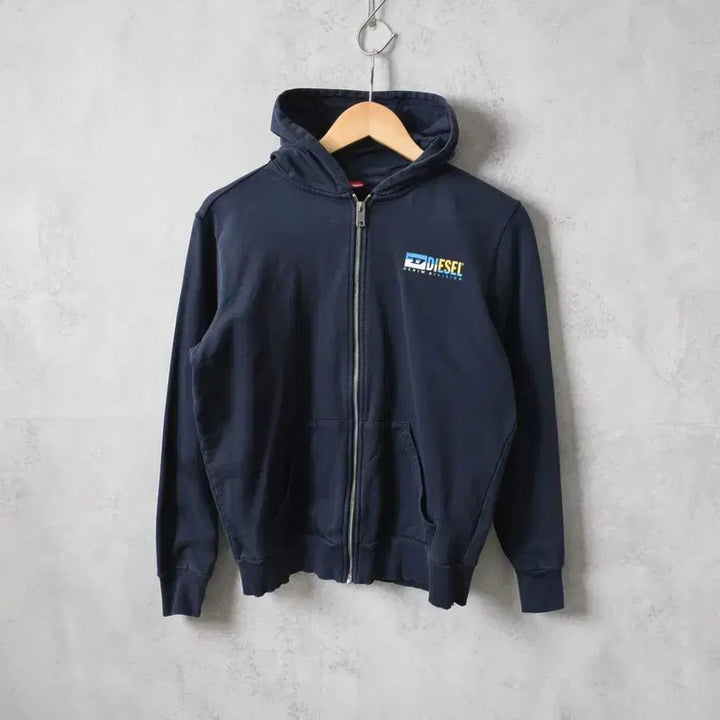 [BUNJANG] Diesel QR Zip-Up Hoodie Jacket / 디젤 큐알 후드 집업 자켓 M0369