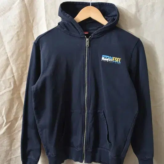 [BUNJANG] Diesel QR Zip-Up Hoodie Jacket / 디젤 큐알 후드 집업 자켓 M0369