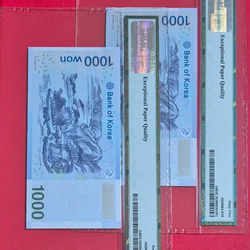 [BUNJANG] PMG Graded 65 EPQ Twin Number 000x2408 Set / 3차 천원 PMG 65등급 빠른번호 000포인트 (쌍둥이 2장 일괄