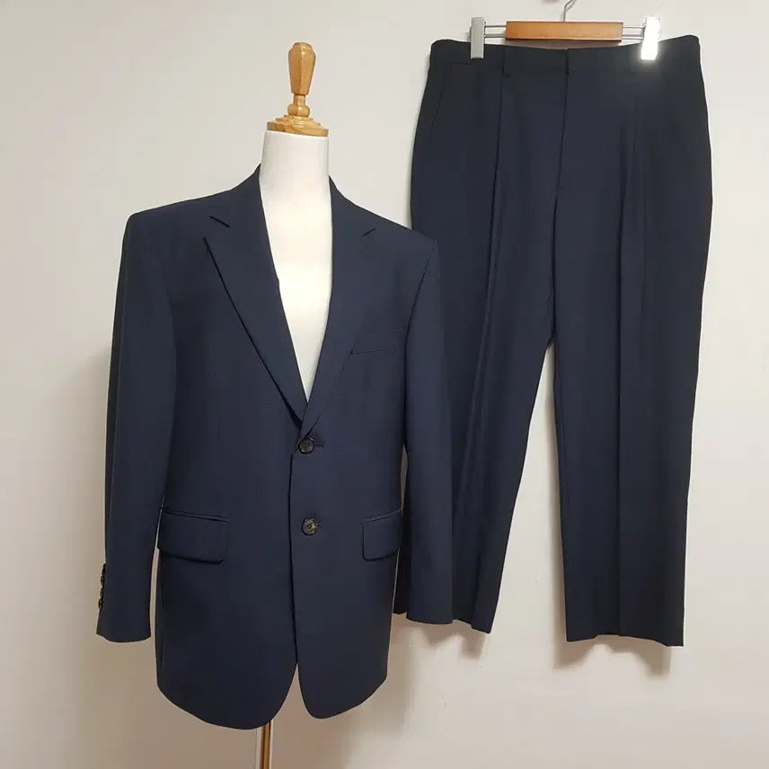 [BUNJANG] BRUNO BAFFI Navy Suit Set - Men&