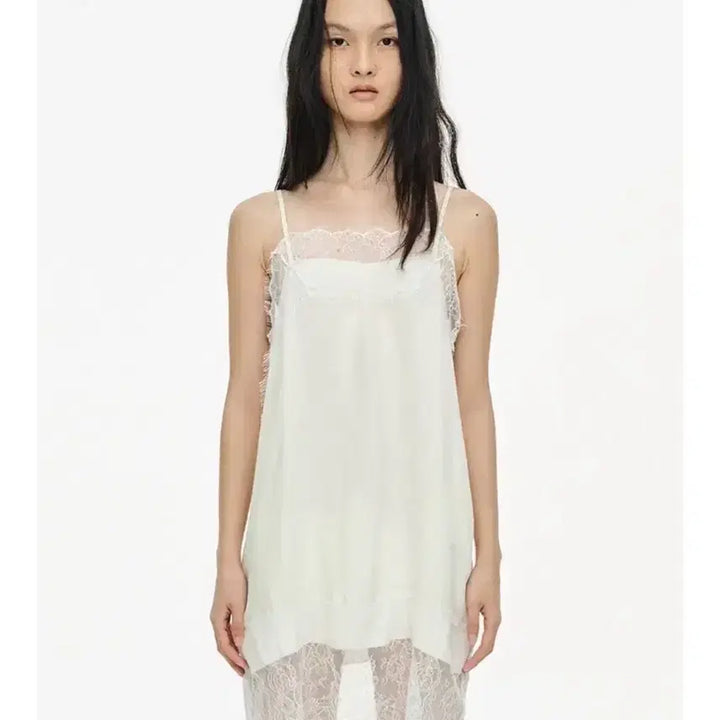 [BUNJANG] Seric Lace Slip Ivory / 세릭 레이스 슬립 아이보리