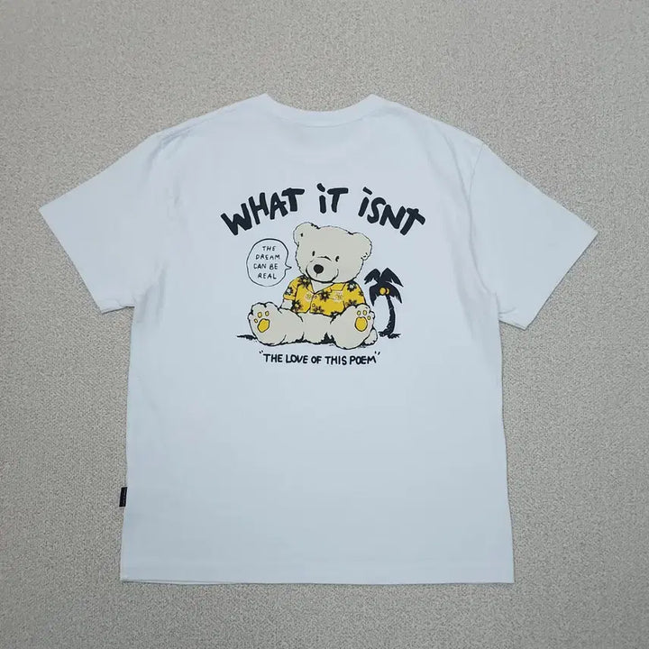 [BUNJANG] Wakewilly Graphic Short Sleeve T-Shirt White Unisex / (S)와키윌리 반팔 티셔츠 그래픽 여름 흰티 남녀공용 W3142