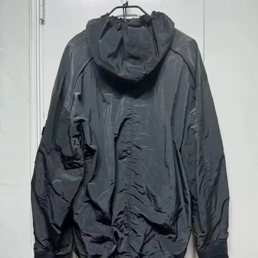 [BUNJANG] Junji Nylon MA-1 Hooded Zip-Up Grey / (새상품급)준지 나일론 MA-1 후드집업 그레이