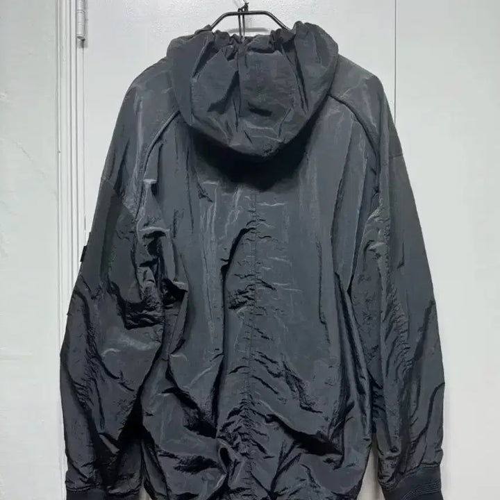 [BUNJANG] Junji Nylon MA-1 Hooded Zip-Up Grey / (새상품급)준지 나일론 MA-1 후드집업 그레이