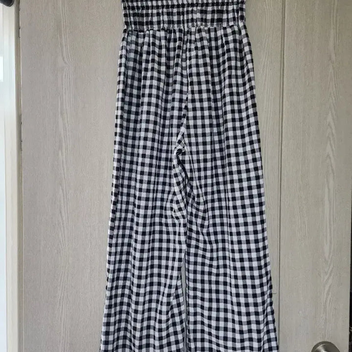 [BUNJANG] Modern Check Wide Pants / 모던한 체크 와이드 팬츠