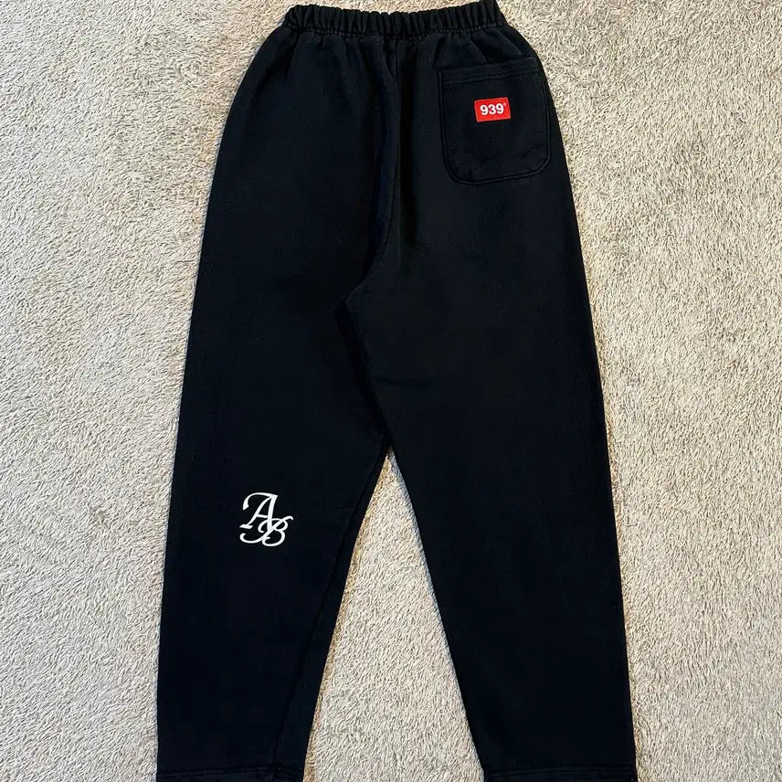 [BUNJANG] Archive Bold 939 Logo Sweatpants Black L / [L] 아카이브 볼드 ARCHIVE BOLD 939 LOGO 스웻 팬츠