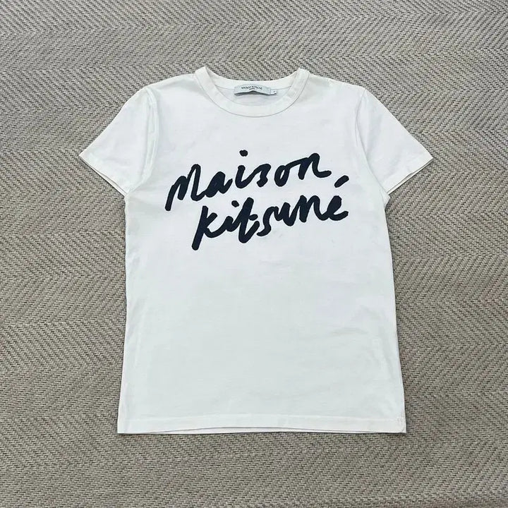 [BUNJANG] Maison Kitsuné Big Logo Short Sleeve T-Shirt / 메종키츠네 빅로고 반팔티 r3612