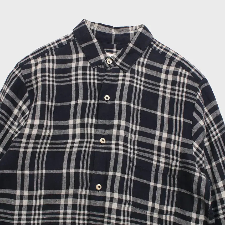 [BUNJANG] Nest Robe CONFECT Linen Shirt Size 3 / nest Robe CONFECT 셔츠