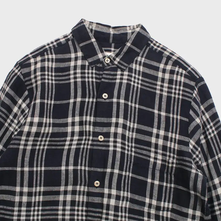 [BUNJANG] Nest Robe CONFECT Linen Shirt Size 3 / nest Robe CONFECT 셔츠