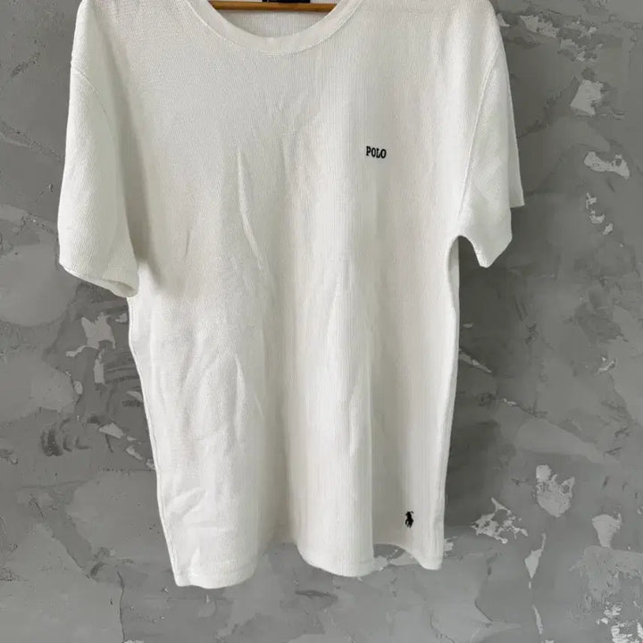 [SOLD OUT] 폴로 랄프로렌 화이트 와플 반팔 티셔츠 L