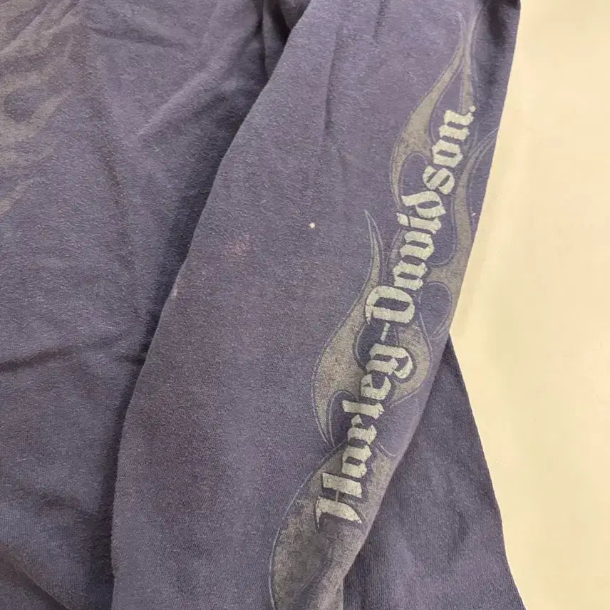 [BUNJANG] Vintage Harley-Davidson Long Sleeve Flame T-Shirt XL / 빈티지 할리데이비슨 롱슬리브 플레임 xl