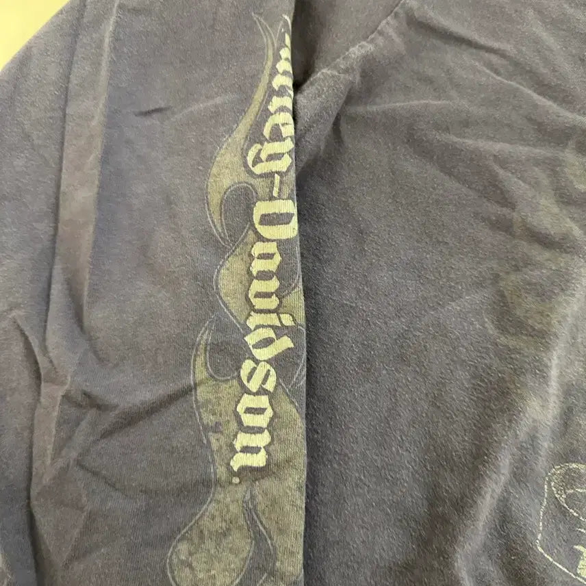 [BUNJANG] Vintage Harley-Davidson Long Sleeve Flame T-Shirt XL / 빈티지 할리데이비슨 롱슬리브 플레임 xl