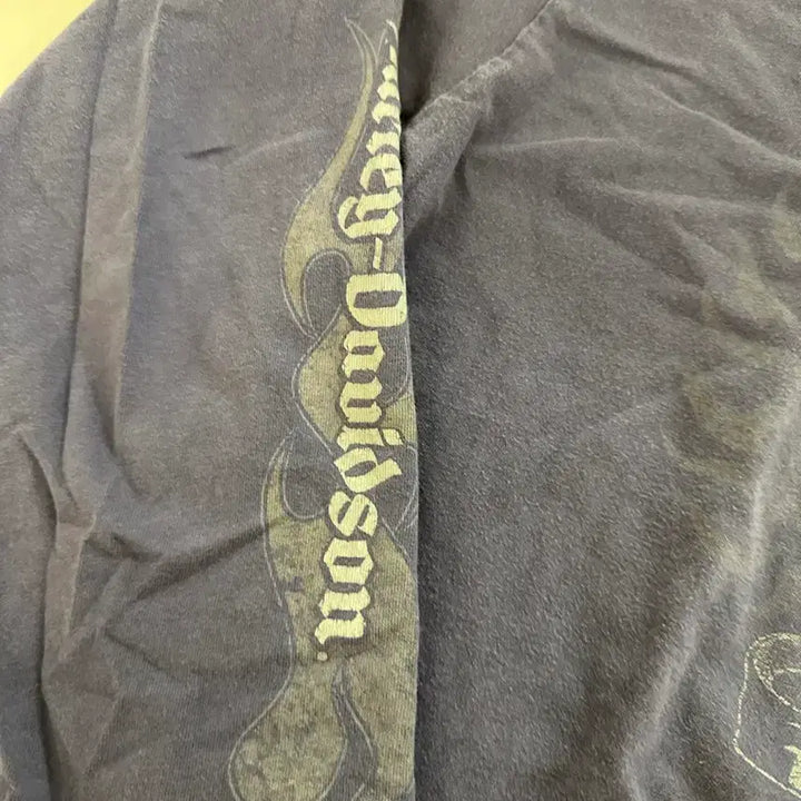 [BUNJANG] Vintage Harley-Davidson Long Sleeve Flame T-Shirt XL / 빈티지 할리데이비슨 롱슬리브 플레임 xl