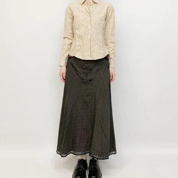 [BUNJANG] AS KNOW AS DE BASE Flower Pattern Shirt / AS KNOW AS DE BASE 플라워 패턴 셔츠