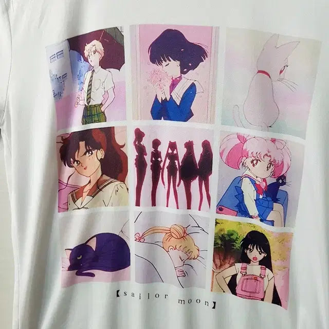 [BUNJANG] Meinuoduo Sailor Moon T-Shirt / MEINUODUO 세일러문 티셔츠