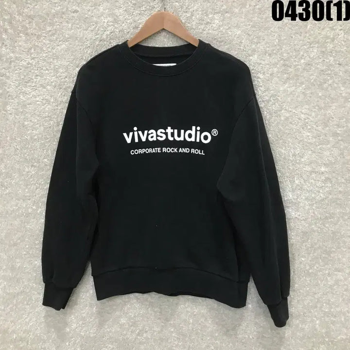 [BUNJANG] Vivastudio Black Sweatshirt T-shirt Size S / 비바스튜디오 블랙 맨투맨 티셔츠 s