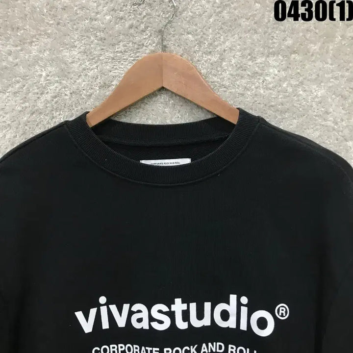 [BUNJANG] Vivastudio Black Sweatshirt T-shirt Size S / 비바스튜디오 블랙 맨투맨 티셔츠 s