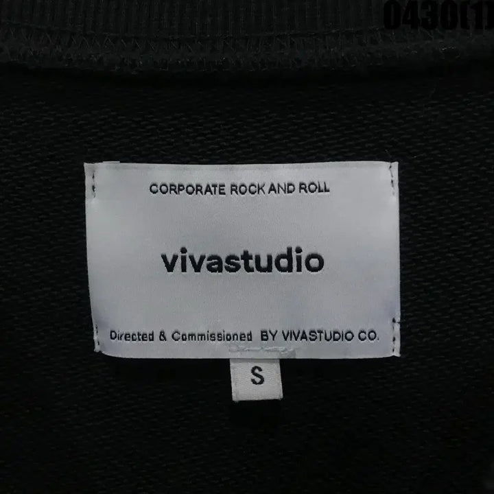 [BUNJANG] Vivastudio Black Sweatshirt T-shirt Size S / 비바스튜디오 블랙 맨투맨 티셔츠 s
