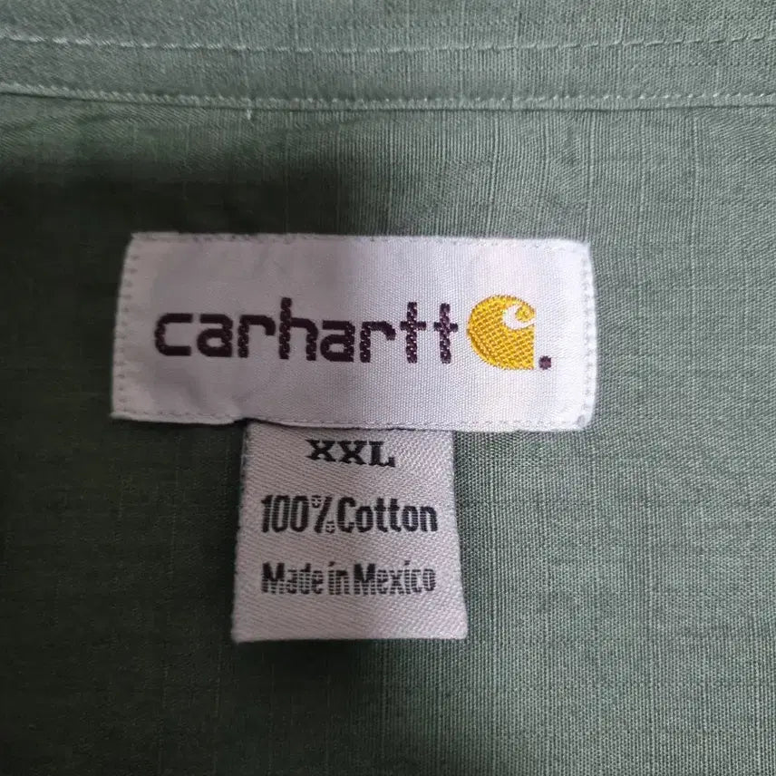 [BUNJANG] Carhartt FR Epaulet Khaki Work Shirt XXL / 칼하트FR 투포켓 견장 카키 워크셔츠 XXL