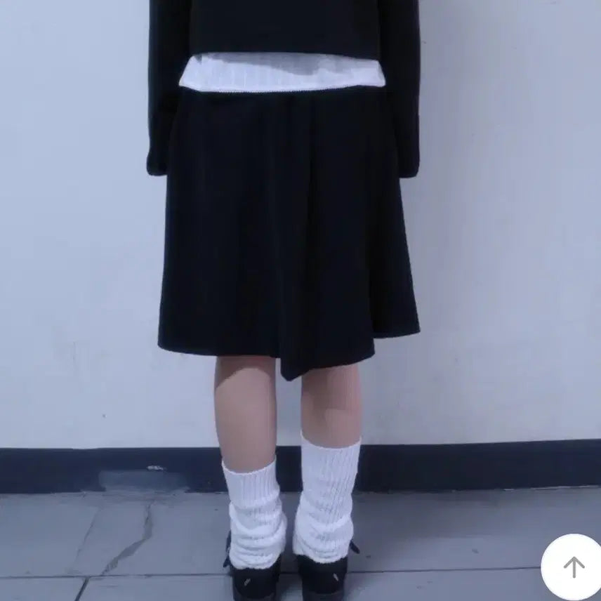 [BUNJANG] Jucu Suede Midi Skirt - Black / 미디스커트 블랙 주쿠 스웨이드 에이블리 치마 일본스타일