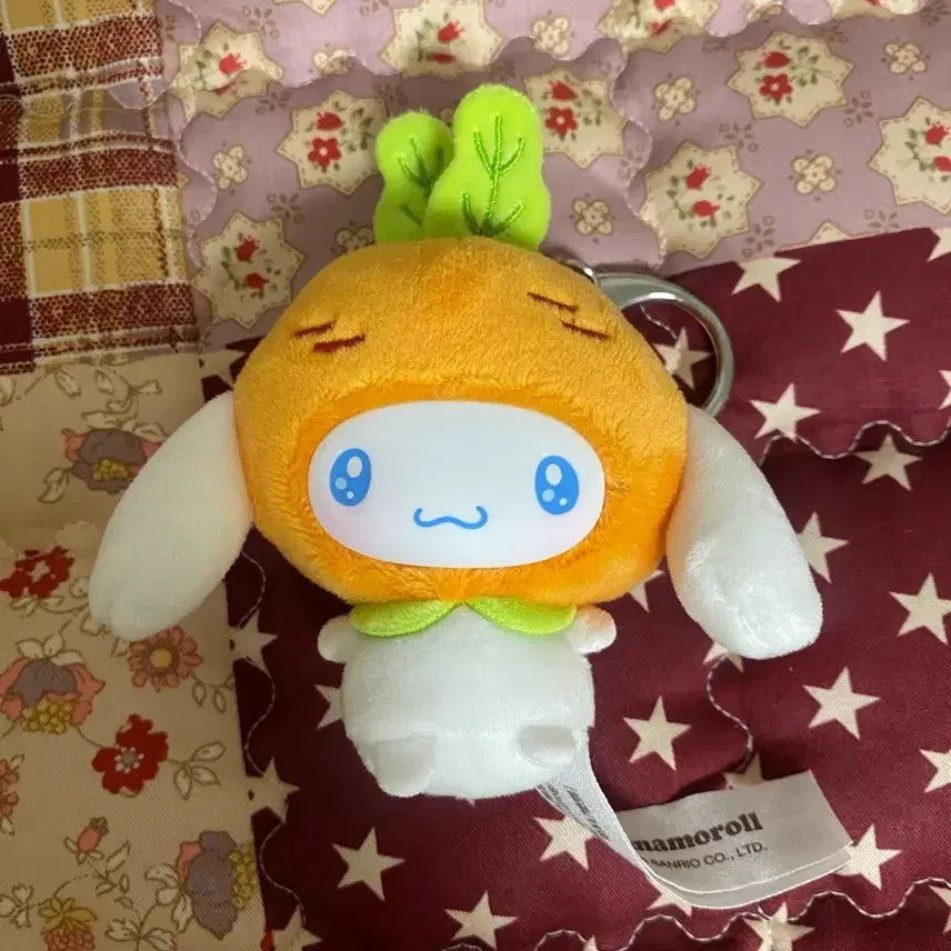[BUNJANG] ToptToy Cinnamoroll Carrot Plush Charm / 탑토이 과일 시나모롤 당근