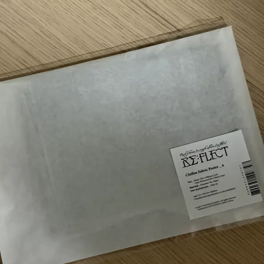 [BUNJANG] Park Jihoon Reflect Fabric Poster Version A / 박지훈 리플렉트 페브릭 포스터 A버전