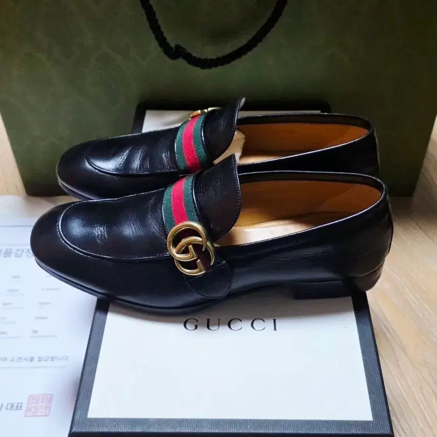 [BUNJANG] Gucci G Detail Loafers Black Men&