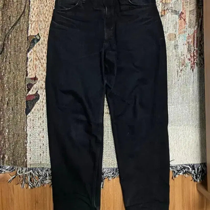 [BUNJANG] CIOTA 5 Pocket Baggy Black Denim / 시오타(CIOTA) 5포켓 베기 블랙 데님