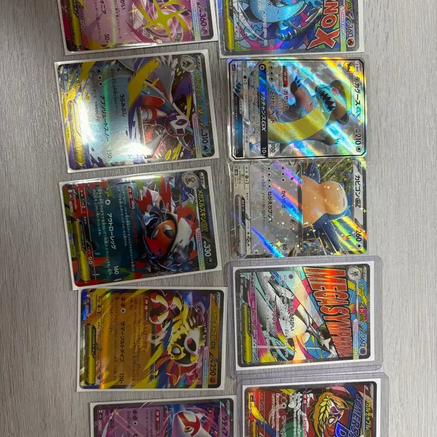 [BUNJANG] Pokemon Cards Japanese Korean Bundle Set / 포켓몬 카드 일판 한판 일괄 판매합니다. 메가드림 MA, AR, RR 등