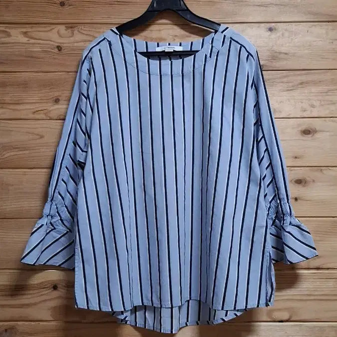 [BUNJANG] SJ WANI Striped Blouse Size 66 / SJ WANI 스트라이프 블라우스