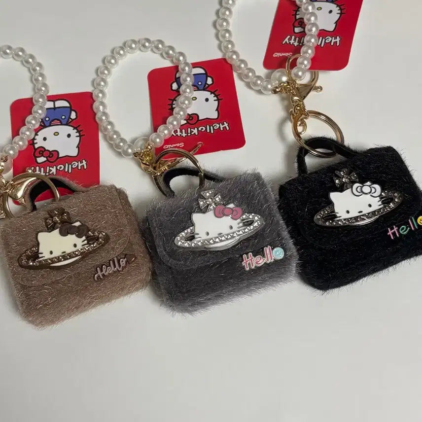 [BUNJANG] Hello Kitty Mini Bag Charm / 헬로키티 가방 키링/ 에어팟 케이스/ 미니 파우치