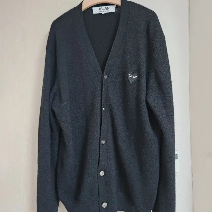 [BUNJANG] Comme des Garçons Play Black Cardigan / 꼼데가르송 플레이 블랙 가디건