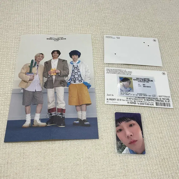 [BUNJANG] SHINee Key 2022 Winter SMTOWN Photocard / 포카포함 2022 윈터 에셈타운 샤이니 키