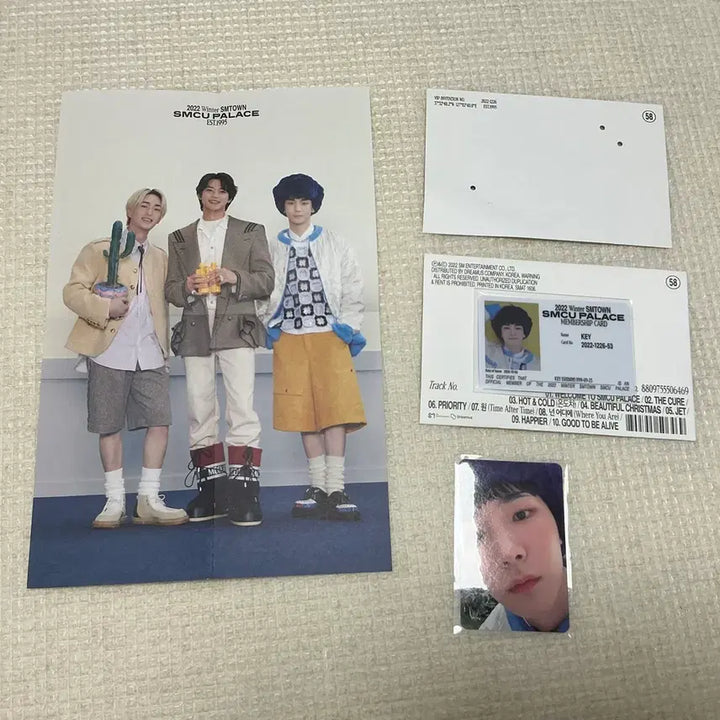 [BUNJANG] SHINee Key 2022 Winter SMTOWN Photocard / 포카포함 2022 윈터 에셈타운 샤이니 키