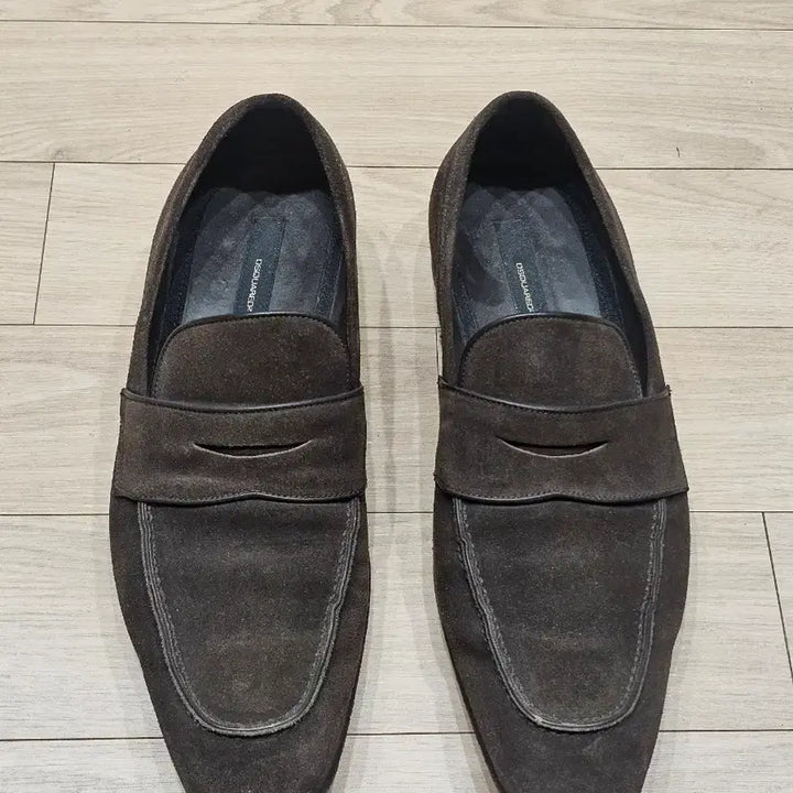 [BUNJANG] DSQUARED2 Suede Loafers Dark Brown Size 42 / [정품] 디스퀘어드 디퀘 스웨이드 로퍼 다크브라운 42