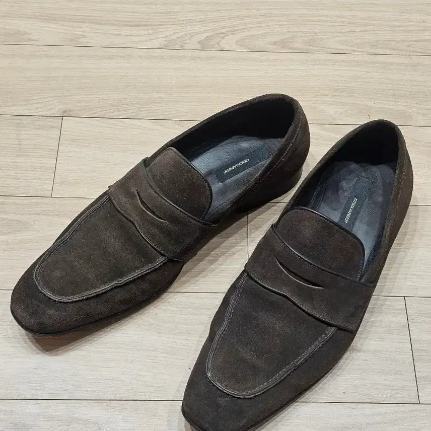[BUNJANG] DSQUARED2 Suede Loafers Dark Brown Size 42 / [정품] 디스퀘어드 디퀘 스웨이드 로퍼 다크브라운 42