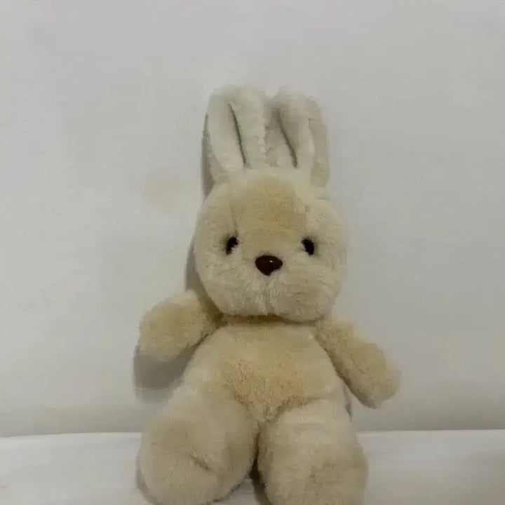 [BUNJANG] Vintage Beige Rabbit Plush Toy / 빈티지 베이지색 토끼 인형