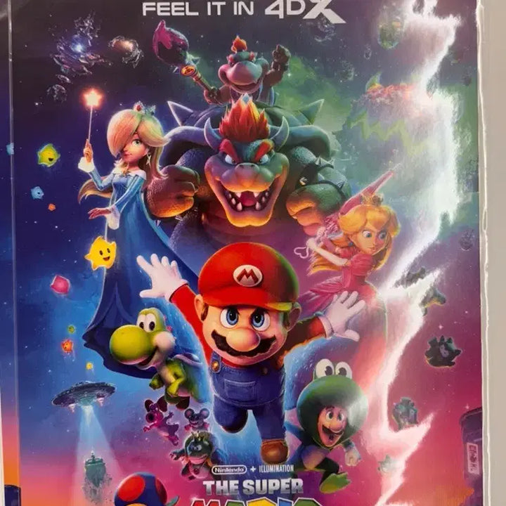 [BUNJANG] Super Mario Galaxy 4DX Poster Sealed / 슈퍼마리오 갤럭시 4DX 포스터 미개봉