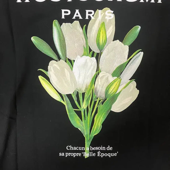 [BUNJANG] Wooyoungmi Flower Print Short Sleeve T-shirt / 우영미플라워반팔 새상품급