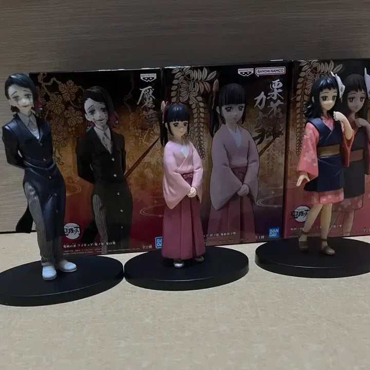 [BUNJANG] Demon Slayer Bundle Set Enmu, Kanao, Makomo Figures / 귀칼 피규어 일괄 (엔무,카나오,마코모) 박스O