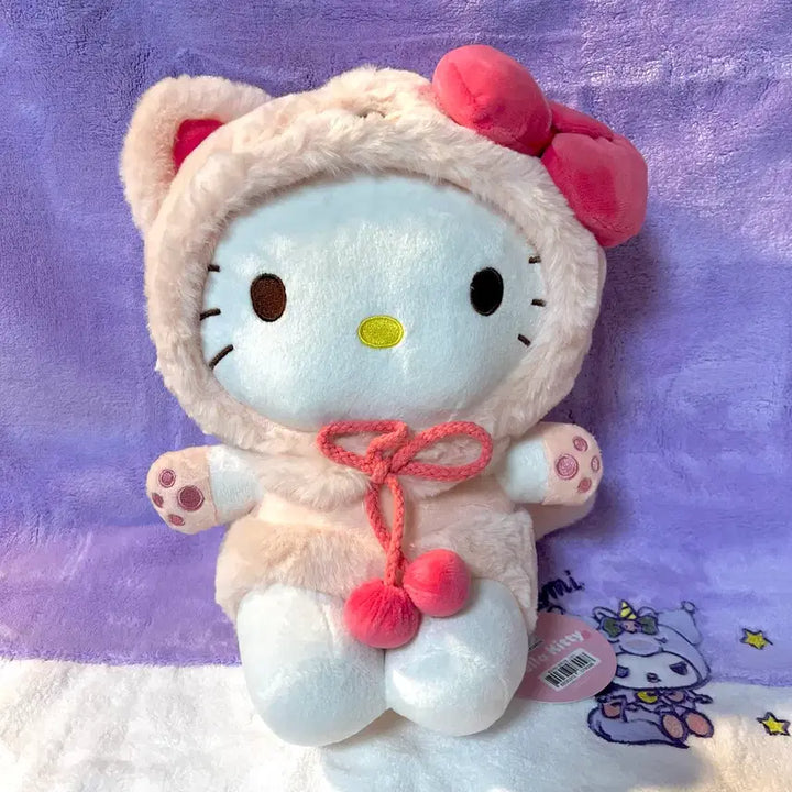 [BUNJANG] Sanrio Hello Kitty Medium Plush Toy - Cat Costume Version / 산리오 헬로키티 봉제인형 _ 고양이