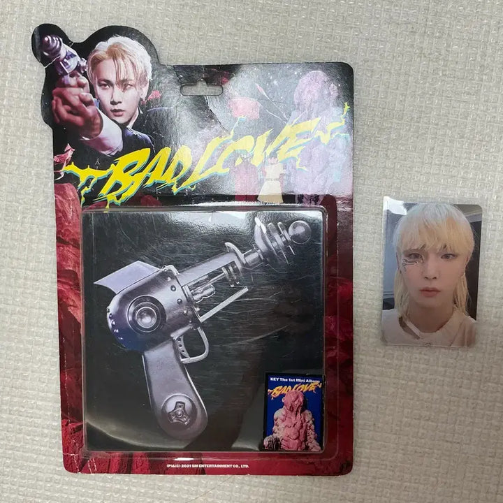 [BUNJANG] SHINee Key Bad Love Album Photocard / 포카포함 샤이니 키 Bad Love앨범