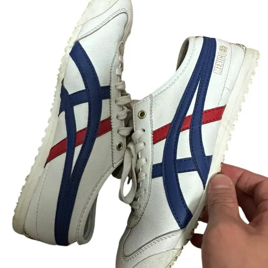[BUNJANG] Onitsuka Tiger Mexico 66 Sneakers (White/Blue/Red) - Size 270 / 오니츠카타이거 멕시코66 스니커즈 270