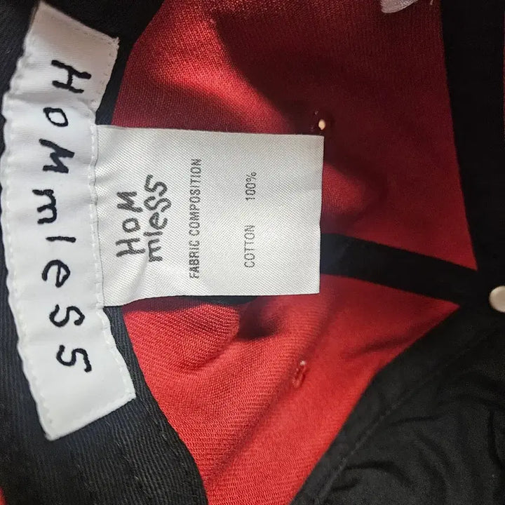 [SOLD OUT] 홈리스 빈티지 5패널 캡 레드