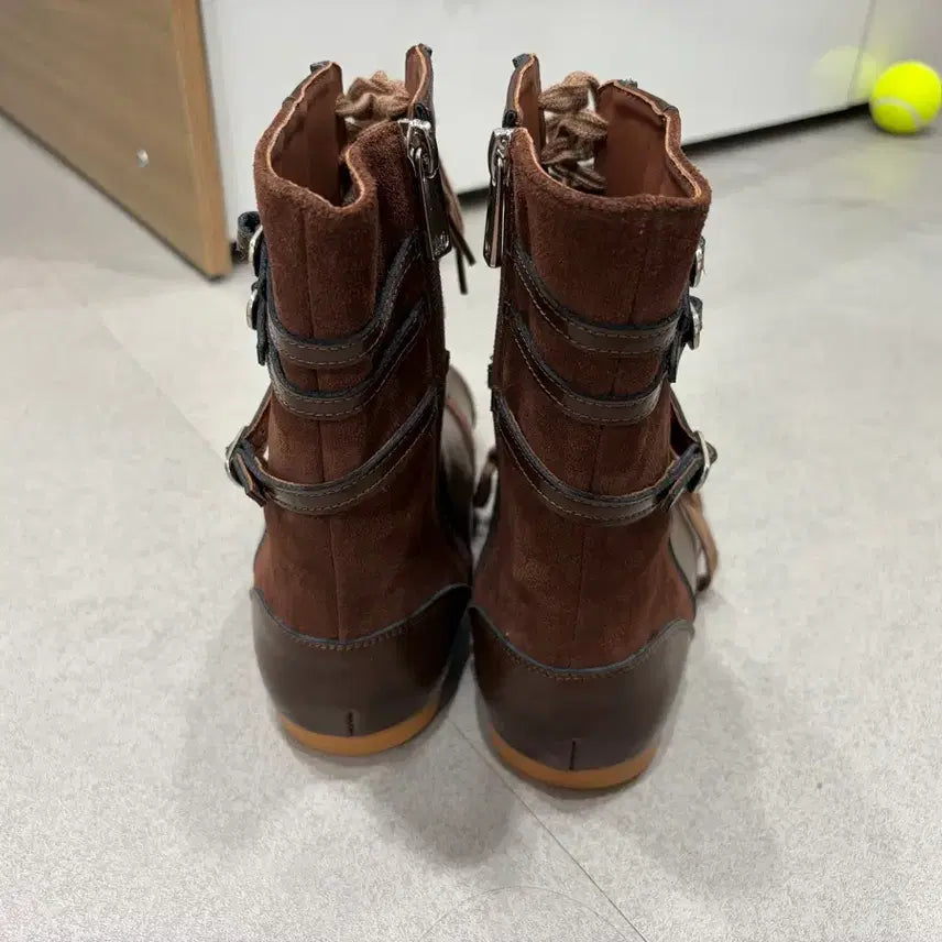 [BUNJANG] Moodnight Cindy Boxer Lace-Up Sneaker Boots / 무드나잇 Cindy 신디 복서 레이스업 스니커부츠