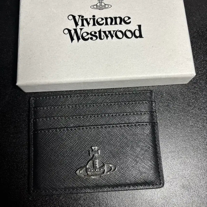 [BUNJANG] Vivienne Westwood Black Card Holder / 비비안웨스트우드 카드지갑