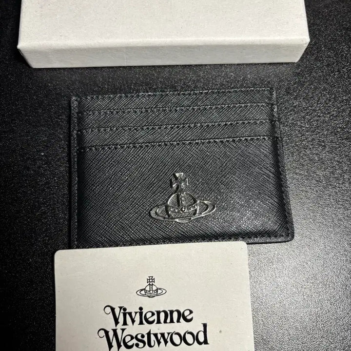 [BUNJANG] Vivienne Westwood Black Card Holder / 비비안웨스트우드 카드지갑