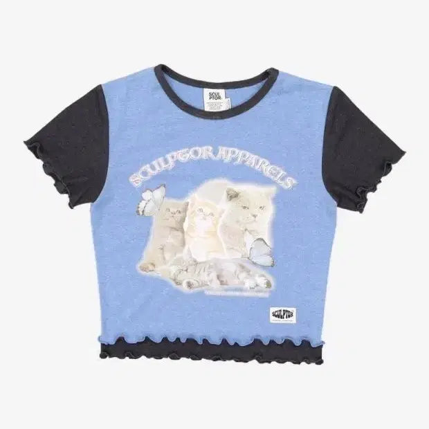 [BUNJANG] Sculptor Cat Short Sleeve T-Shirt / 스컬프터 고양이 반팔 티셔츠