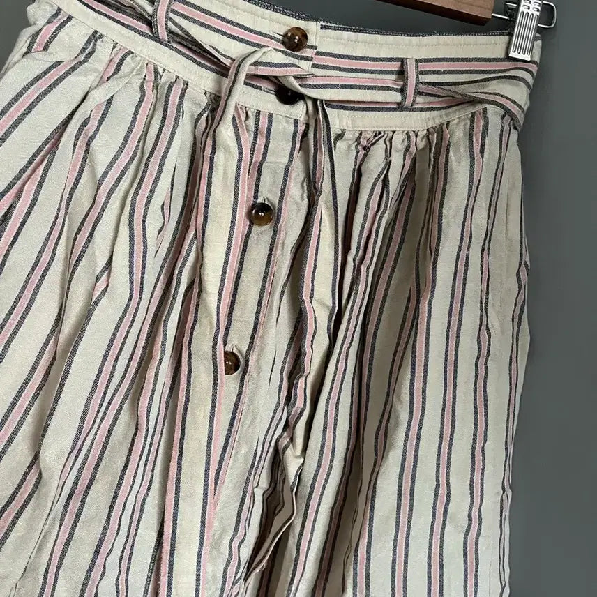 [BUNJANG] Atte Vanessa Bruno Linen Stripe Long Skirt Size 36 / 아떼 바네사브루노 린넨 스커트 36사이즈