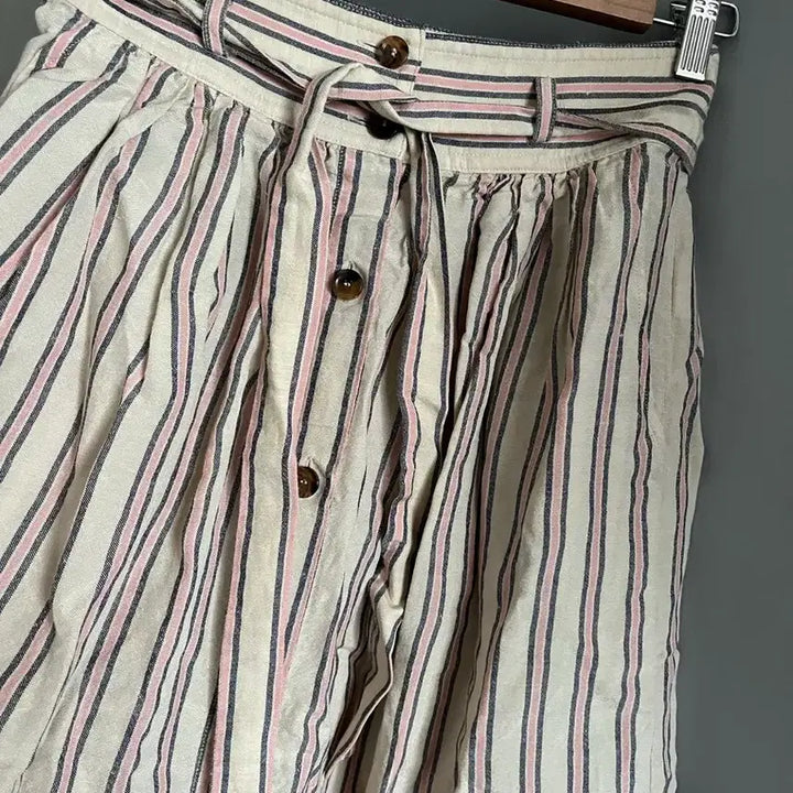 [BUNJANG] Atte Vanessa Bruno Linen Stripe Long Skirt Size 36 / 아떼 바네사브루노 린넨 스커트 36사이즈